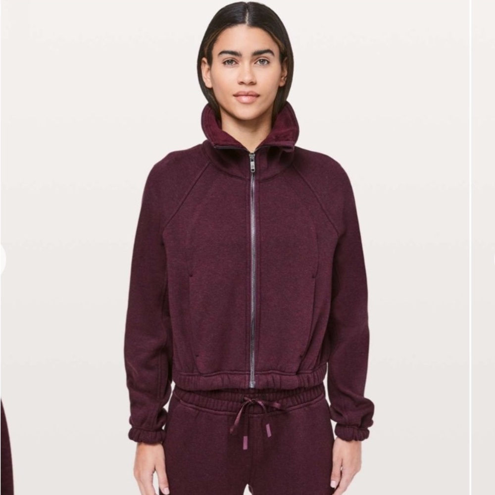 Lululemon Plush Times Jacket High Neck Warm S M 6 - Picture 10 of 10
